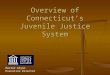 Overview of Connecticut’s Juvenile Justice System Hector Glynn Executive Director