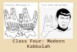 Class Four: Modern Kabbalah Priestly Blessing or …“Live long and prosper.”