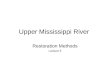Upper Mississippi River Restoration Methods Lecture 5