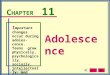 © West Educational Publishing Adolescence C HAPTER 11 I mportant changes occur during adoles- cence. Teens grow physically, psychologically, socially,
