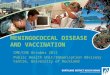 MENINGOCOCCAL DISEASE AND VACCINATION CME/CNE October 2011 Public Health Unit/Immunisation Advisory Centre, University of Auckland
