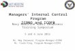 Managers’ Internal Control Program ICONO and ICOFR Navy Medicine Audit Readiness Training Symposium 5 and 6 June 2012 Ms. Meg Sherwood, Program Manager—ICONO