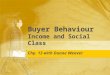 Buyer Behaviour Income and Social Class Chp. 13 with Duane Weaver