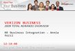 VERIZON BUSINESS 2009 TOTAL REWARDS OVERVIEW 12-18-08 HR Business Integration – Annie Verzi