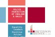POLICE FEDERATION OF ENGLAND & WALES Equality Leaders Positive Action November 2012