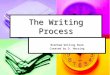 The Writing Process Brenham Writing Room Created by D. Herring
