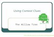 Using Context Clues The Willow Tree 