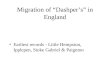 Migration of “Dashper’s” in England Earliest records - Little Hempston, Ipplepen, Stoke Gabriel & Paignton