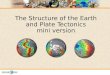 The Structure of the Earth and Plate Tectonics mini version
