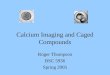 Calcium Imaging and Caged Compounds Roger Thompson BSC 5936 Spring 2005
