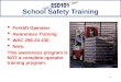 1/05 School Safety Training  Forklift Operator  Awareness Training  WAC 296-24-230  Note: This awareness program is NOT a complete operator training