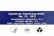 Expedited Reporting/DAERS May 13, 2011 Oluwadamilola Ogunyankin, M.D. Chinedum Abanobi, M.D. DAIDS Regulatory Support Center (RSC) Oluwadamilola Ogunyankin,