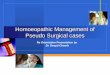 Homoeopathic Management of Pseudo Surgical cases Re Orientation Presentation by Dr. Deepti Chawla