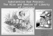 Substantive Due Process: The Rise and Demise of Liberty of Contract Artemus Ward Dept. of Political Science Northern Illinois University aeward@niu.edu