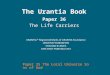 The Urantia Book Paper 36 The Life Carriers Paper 35 The Local Universe Sons of God