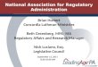 National Association for Regulatory Administration 1 Brian Hortert Concordia Lutheran Ministries Beth Greenberg, MPA, MA Regulatory Affairs and Research