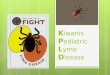 K iwanis P ediatric L yme D isease. What is Lyme Disease? ï‚› Lyme Disease is a gruesome disease caused by bacteria usually transmitted by deer ticks. ï‚›
