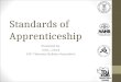 Standards of Apprenticeship Presented by: John L. Mack SVP, Tidewater Builders Association