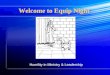 Welcome to Equip Night Humility in Ministry & Leadership