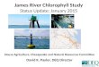 James River Chlorophyll Study Status Update: January 2015 House Agriculture, Chesapeake and Natural Resources Committee David K. Paylor, DEQ Director