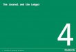 Principles of Accounting, 4th edition1 The Journal and the Ledger 4