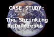 CASE STUDY: The Shrinking Rainforests. Twenty years after the goal of rescuing the Amazon rain forest first captured world attention, deforestation