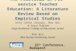 The Practicum in Pre-service Teacher Education: A Literature Review Based on Empirical Studies Etty Cohen (Sayag), Ron Hoz & Haya Kaplan Kaye Academic