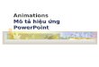 Animations Mô tả hiệu ứng PowerPoint. Các loại hiệu ứng Click cạnh hình chữ nhật để bắt đầu hiệu ứng. Click lần nữa để lặp lại. (Không