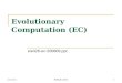 2015-5-2 EIE426-AICV 1 Evolutionary Computation (EC) eie426-ec-200809.ppt