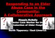 Responding to an Elder Abuse Case in the Community: A Collaborative Approach Maggie McNally Senior Case Worker for the Protection of Older People North