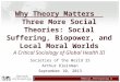 Harvard Anthropology Medical Anthropology @ Harvard Why Theory Matters Three More Social Theories: Social Suffering, Biopower, and Local Moral Worlds A