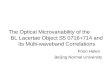The Optical Microvariability of the BL Lacertae Object S5 0716+714 and Its Multi-waveband Correlations Poon Helen Beijing Normal University
