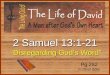 2 Samuel 13:1-21 “Disregarding God’s Word” “Disregarding God’s Word” Pg 282 In Church Bibles