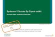 Bydureon ® Educate By Expert toolkit Scientific slides: Bydureon clinical data Developed with the guidance and approval of an independent international