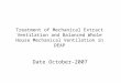 Treatment of Mechanical Extract Ventilation and Balanced Whole House Mechanical Ventilation in DEAP Date October-2007