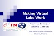 Making Virtual Labs Work Pamela Johnson Elaine Carson 2008 Virtual School Symposium Phoenix, Arizona