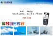 Www.planet.com.tw VIP-193 802.11b/g Functional Wi-Fi Phone Copyright © PLANET Technology Corporation. All rights reserved