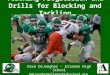 Teaching Progression and Drills for Blocking and Tackling Dave DeJaegher - Alleman High School ddejaegher@allemanhighschool.org