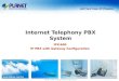 Www.planet.com.tw IPX-600 IP PBX with Gateway Configuration Internet Telephony PBX System Copyright © PLANET Technology Corporation. All rights reserved