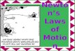 Newton’s Laws of Motion Newton’s 1 st Law of Motion An object in motion tends to stay in motion and an object at rest tends to stay at rest, unless the