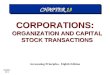 Chapter 13-1 CHAPTER 13 CORPORATIONS: ORGANIZATION AND CAPITAL STOCK TRANSACTIONS Accounting Principles, Eighth Edition