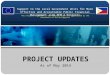 PROJECT UPDATES As of May 2014 Support to the Local Government Units for More Effective and Accountable Public Financial Management (LGU PFM 2 Project)