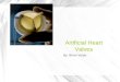 Artificial Heart Valves By: Brian Volpe. What is it? An artificial heart valve is a mechanism that mimics the function of a human heart valve It’s used