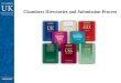 Chambers Directories and Submission Process. Chambers Research – key points Extensive market research -largest research team of any legal directory Reference