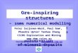 Ore-inspiring structures - some numerical modelling perspectives on orogenic architectures favourable for formation and preservation of mineral deposits