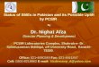 Status of SMEs in Pakistan and its Possible Uplift by PCSIRBy Dr. Nighat Afza Director Planning & Development PCSIR Laboratories Complex, Shahrah-e- Dr