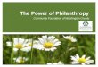 Community Foundation of Washington County The Power of Philanthropy