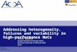 Conference title 1 Addressing heterogeneity, failures and variability in high-performance NoCs José Duato Parallel Architectures Group (GAP) Technical