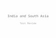 India and South Asia Test Review. 1. Print “as Handouts” 2. Six slides per page 3. Fold lengthwise 4. Question will appear on one side and question with