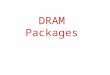 DRAM Packages. Physical DRAM Packages Physically, the main memory in a system is a collection of –Chips or –Modules containing chips that are usually